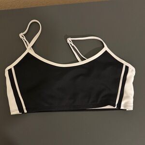 ALO Yoga Black and White Sports Bra